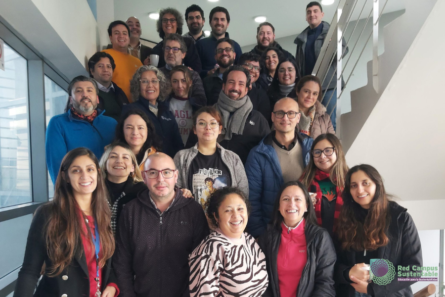 Fotografía grupal 3er Encuentro de Líderes Sustentables organizado por Red Campus Sustentable